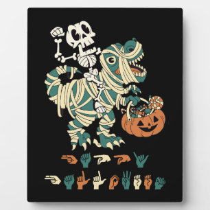 Placa Expositora ASL Happy Halloween II - Temporada de fantasía