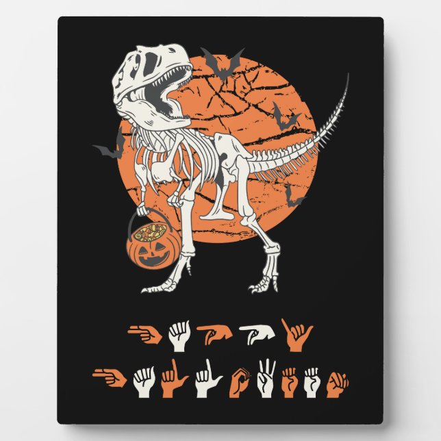 Placa Expositora ASL Happy Halloween III - Temporada de fantasía (Frente)