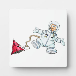 Placa Expositora astronauta