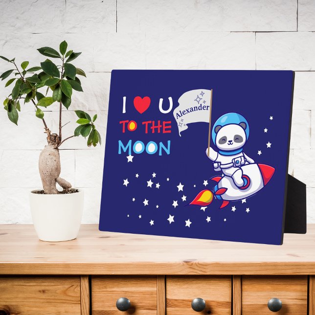 Placa Expositora Astronauta Cute Panda De Oso En Los Niños De Los B (Subido por el creador)