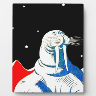 Placa Expositora Astronauta espacial Walrus