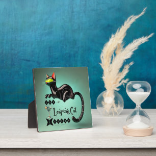 Placa Expositora Atómico Futurista El Salto Del Gato