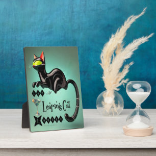 Placa Expositora Atómico Futurista El Salto Del Gato