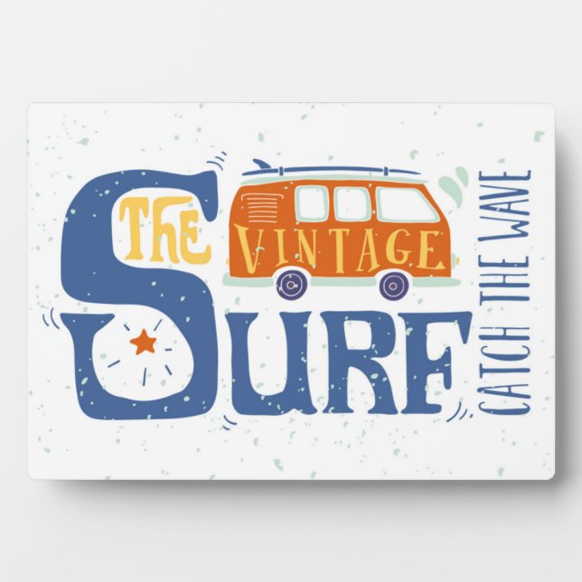 Placa Expositora Atrapar Al Poster De Olas (Frente)