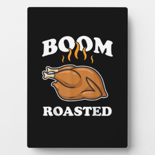 Placa Expositora Auge asado feliz regalo de la fiesta de gracias en