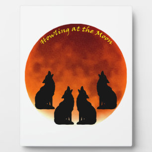 Placa Expositora Aullando a la Luna