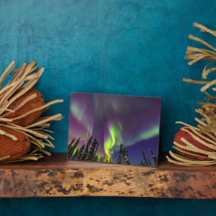 Placa Expositora Aurora Borealis Fairbanks, Alaska