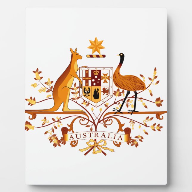 Placa Expositora Australia COA Brown (Frente)