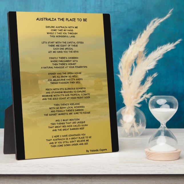 Placa Expositora Australia: El lugar para ser común (Lado)