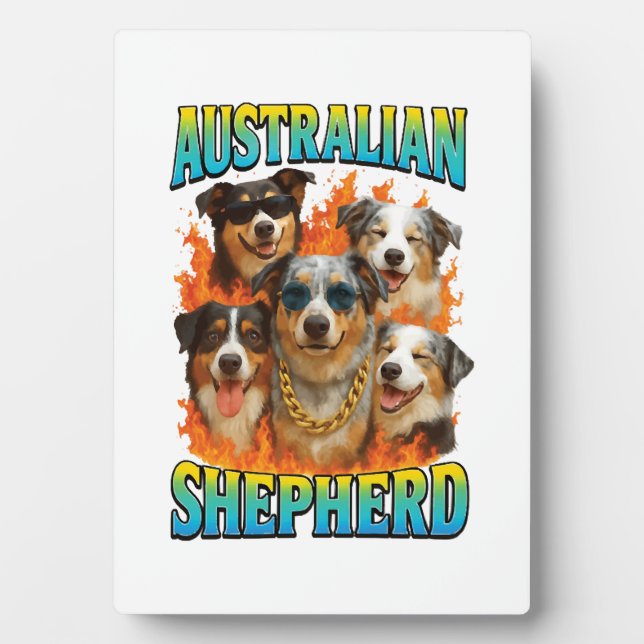 Placa Expositora Australian Shepherd Copy (Frente)