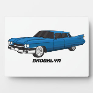 Placa Expositora Auto clásico Guay blue 1959