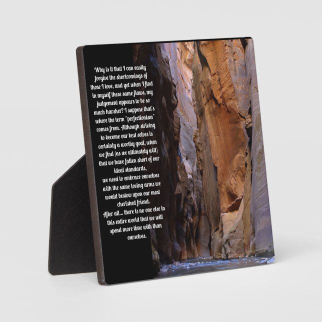 Placa Expositora Autoperdón Inspirador (Anverso)