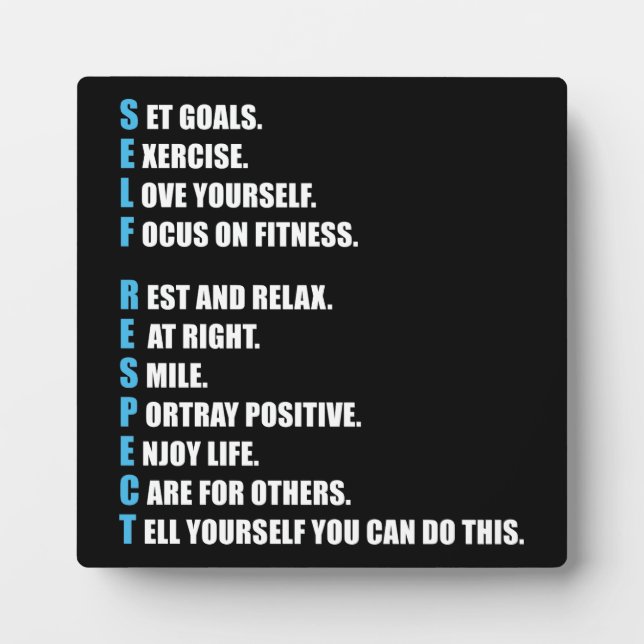 Placa Expositora AUTORESPETO - Motivación (Frente)