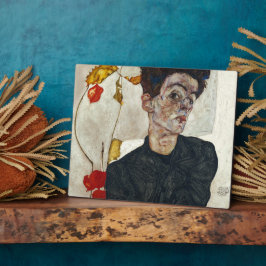 Placa Expositora Autoretrato con Physalis | Egon Schiele |