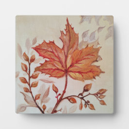Placa Expositora Autumn cooper vine leaf