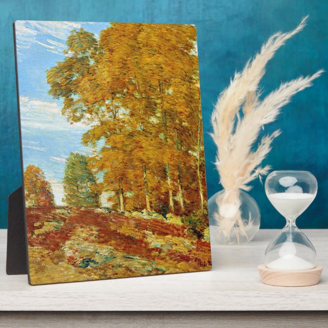 Placa Expositora Autumn Hilltop, Nueva Inglaterra, (Lado)