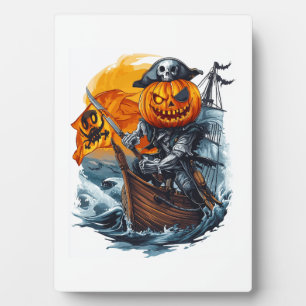 Placa Expositora Aventura pirata de calabaza