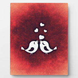 Placa Expositora Aves amorosas