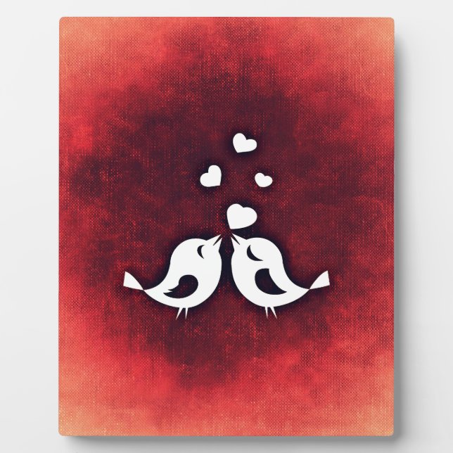 Placa Expositora Aves amorosas (Frente)