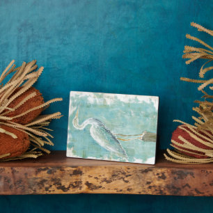 Placa Expositora Aves tropicales Todavía Egret