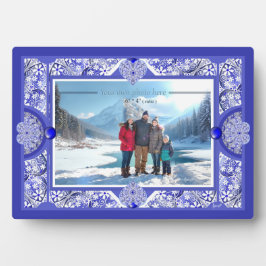 Placa Expositora Azul cerámico de Grecia