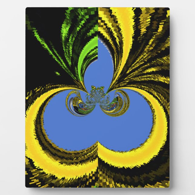 Placa Expositora Azul dorado (Frente)