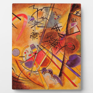 Placa Expositora Azul rojo amarillo amarillo marrón de Kandinsky