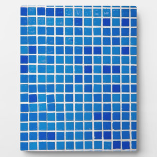 Placa Expositora Azulejo Mosaico Azul