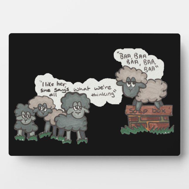 Placa Expositora Baa, Baa, Baa (Frente)