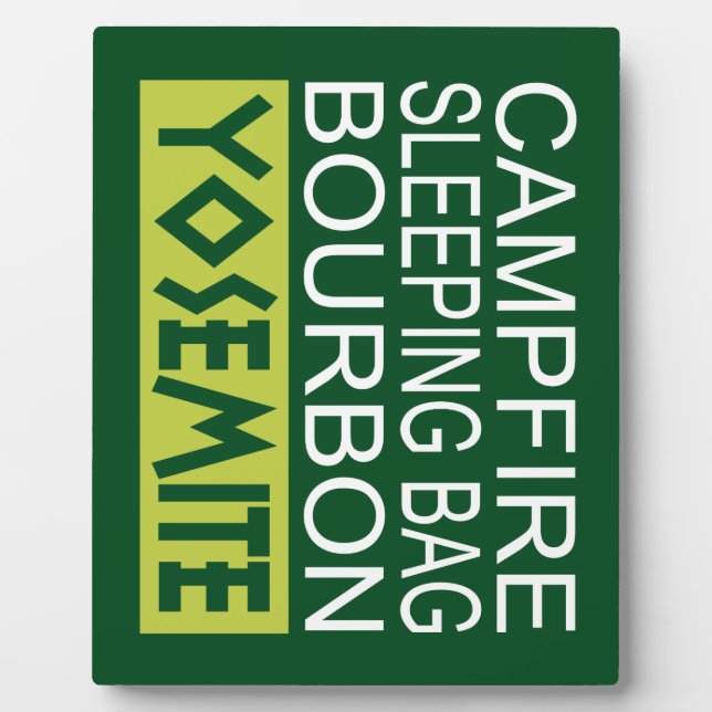 Placa Expositora Bag Bourbon Yosemite (Frente)