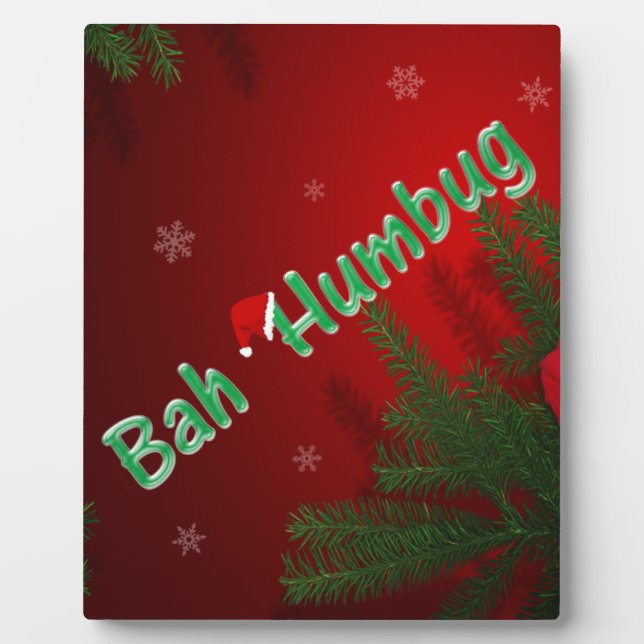 Placa Expositora Bah Humbug (Frente)