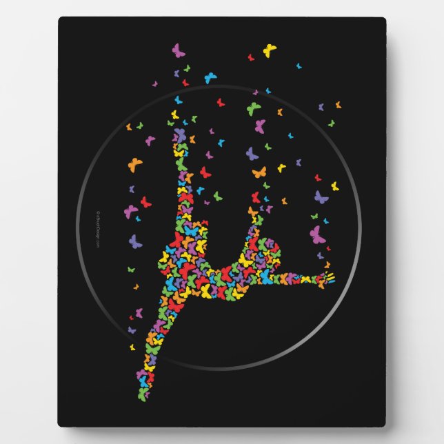 Placa Expositora Bailarín de mariposas (Frente)