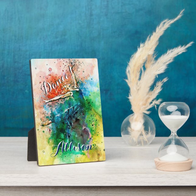 Placa Expositora Bailarín personalizado (Lado)