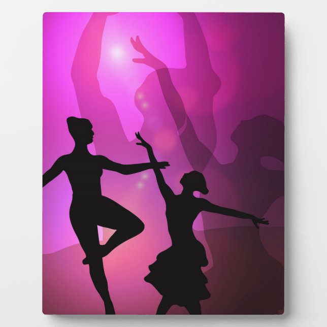 Placa Expositora Bailarines de ballet (Frente)