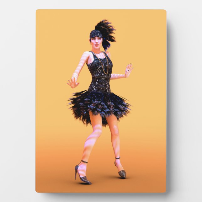 Placa Expositora Baile Flapper Vintage (Frente)