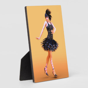 Placa Expositora Baile Flapper Vintage