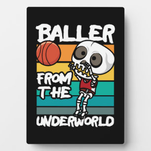 Placa Expositora Baller Del Deporte De Halloween De Underworld