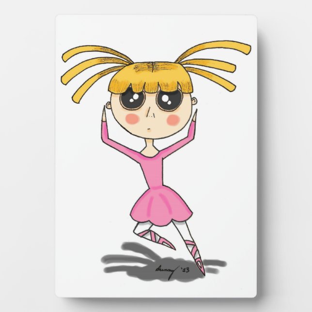 Placa Expositora Ballerina Plaque (Frente)