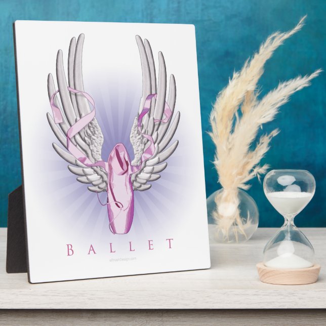 Placa Expositora Ballet alado (baile) Plaque (Lado)