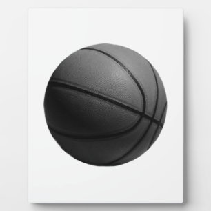 Placa Expositora Baloncesto blanco y negro