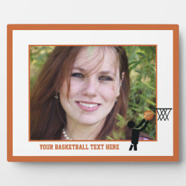 Placa Expositora Baloncesto con personalizado de baloncesto