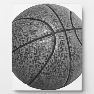 Placa Expositora Baloncesto de escala de grises