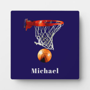 Placa Expositora Baloncesto Reemplaza con Tu Nombre