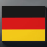 Placa Expositora Bandera alemana<br><div class="desc">Bandera alemana. Gran bandera de Alemania</div>