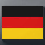 Placa Expositora Bandera alemana<br><div class="desc">Bandera alemana. Gran bandera de Alemania</div>