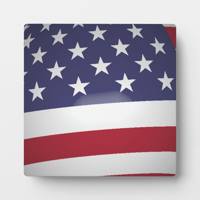 PLACA EXPOSITORA BANDERA AMERICANA (Frente)