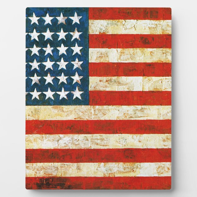 Placa Expositora Bandera Americana (Frente)