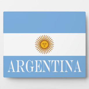 Placa Expositora Bandera argentina Bandera De Argentina
