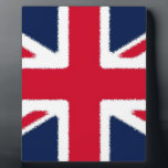 Placa Expositora Bandera británica<br><div class="desc">Banderas de países del mundo: arte digital de bandera nacional de bandera inglesa</div>