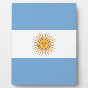 Placa Expositora Bandera de Argentina